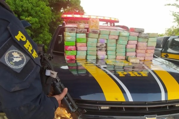  PRF apreende pasta base de cocaína avaliada em R$ 8 milhões na BR-222 em Açailândia