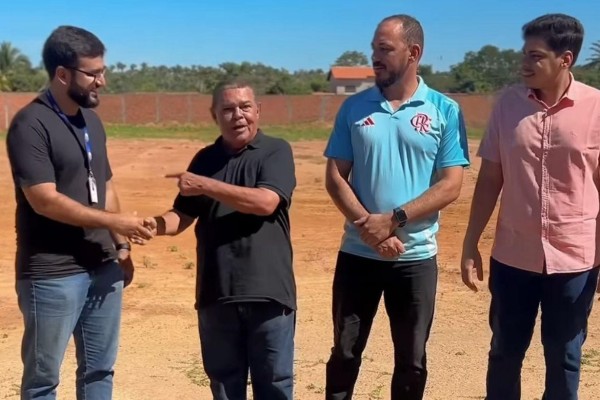  Governo do Estado visita Estádio Municipal de Governador Eugênio Barros para retomada da obra