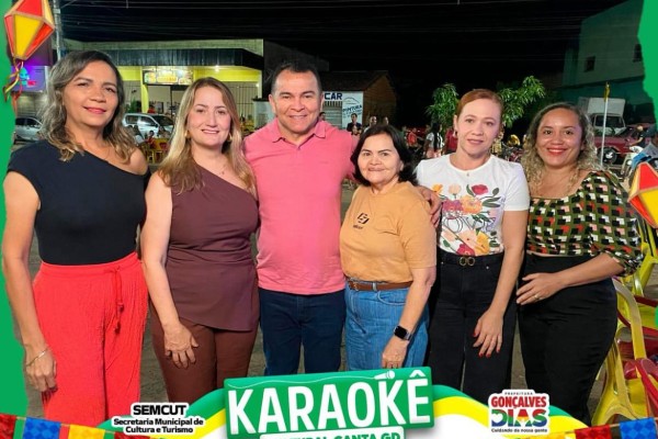  Prefeitura de Gonçalves Dias promove primeiro Karaokê Cultural