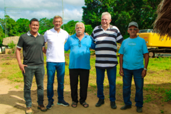  Prefeito Nonatinho inicia construção de UBS no povoado Peruca, em Matões 