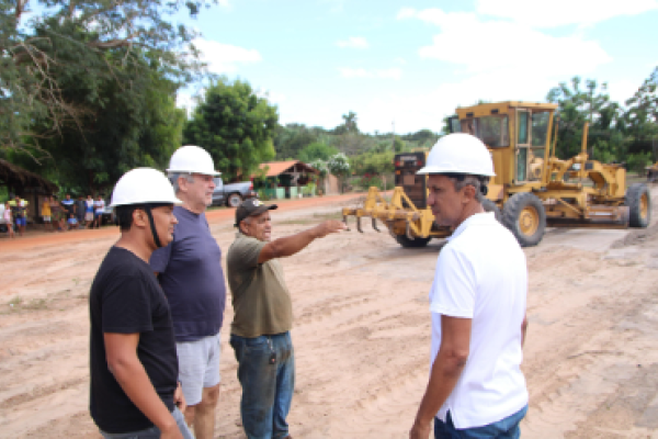  Prefeito Nonatinho Investe no esporte e inicia obras de construção do Ginásio Poliesportivo do Marajá, zona rural de Matões 