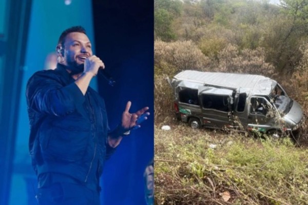  Cantor da Desejo de Menina se envolve em acidente com sete feridos em Pernambuco