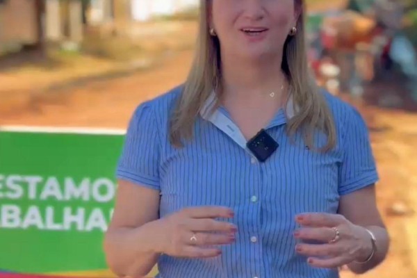  Prefeita Suane Dias realiza visita em obras de infraestrutura de Gonçalves Dias 