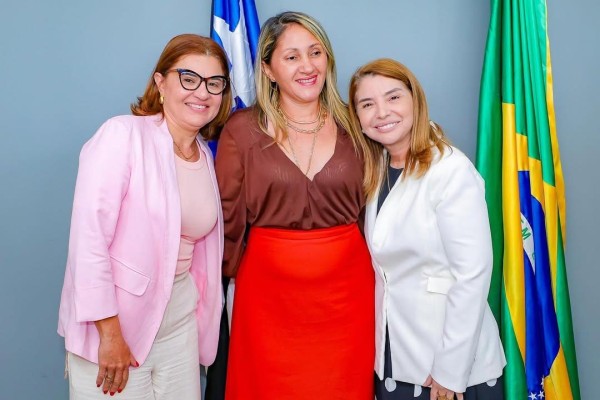 Presidente da Câmara Reneia Ferreira, Cláudia Coutinho e vereadores de Aldeias Altas se reúnem com Iracema Vale em São Luís  