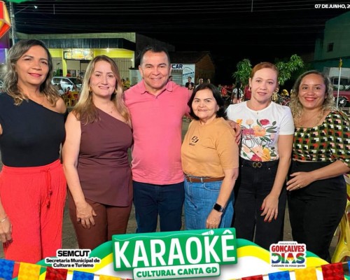 Prefeitura de Gonçalves Dias promove primeiro Karaokê Cultural