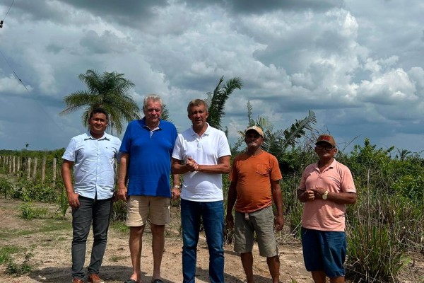  Prefeito Nonatinho anuncia novo poço tubular  na  Baixa de Coco, zona rural de Matões 