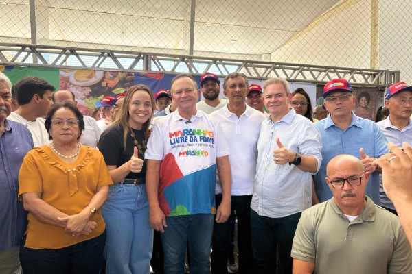  Ao cumprimentar o prefeito Nonatinho, Carlos Brandão confirma obra da  MA-040