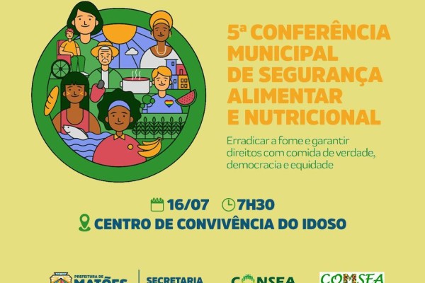  Prefeito Nonatinho prioriza a segurança alimentar em Matões e realiza a 5ª Conferência Municipal de Segurança Alimentar e Nutricional
