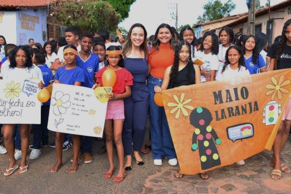  Maio Laranja: Caminhada em Matões promove conscientização contra o abuso e exploração sexual de crianças e adolescentes