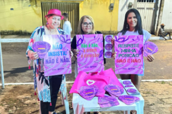  Secretaria Municipal das Mulheres presente no Carnaval Feliz Cidade com a campanha Não é Não!