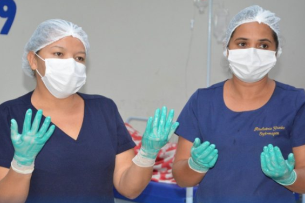  Profissionais de saúde do Complexo Hospitalar Gentil Filho recebem conscientização sobre higiene das mãos